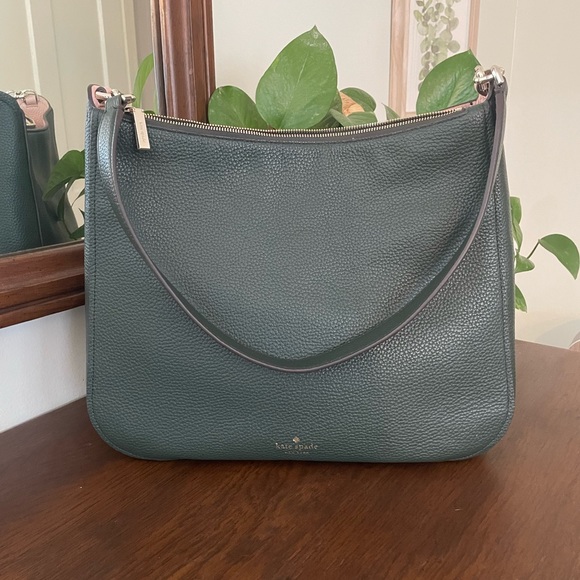 kate spade Bags New Kate Spade Green Shoulder Bag Medium Size